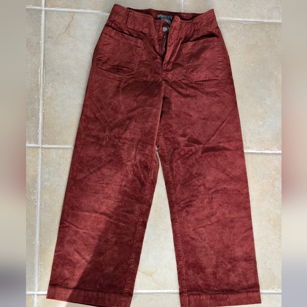 Matty M Rich Maroon Corduroy Trousers